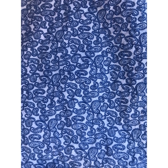 Blue and White Patterned Button Down - Picture 3 of 4